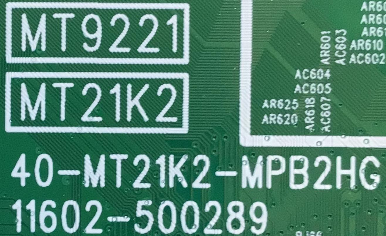 MAIN FUENTE PARA TCL / NUMERO DE PARTE 30800-000338 / 40-MT21K2-MPB2HG / 30801-000303 / V8-T221T03-LF / 11602-500289 / MT9221 / PANEL LVF395NDEL / DISPLAY V400HJ9-PE1 / MODELO 40S330 - Imagen 3